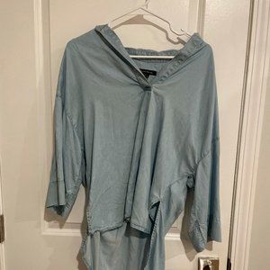 French Connection XS oversized tunic blue